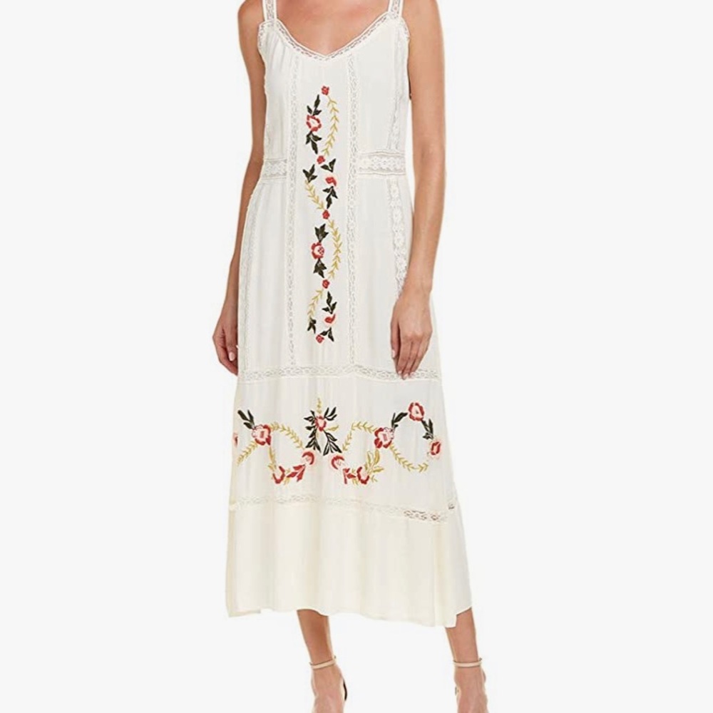 NWT Nanette Lepore | Embroidered Floral Midi